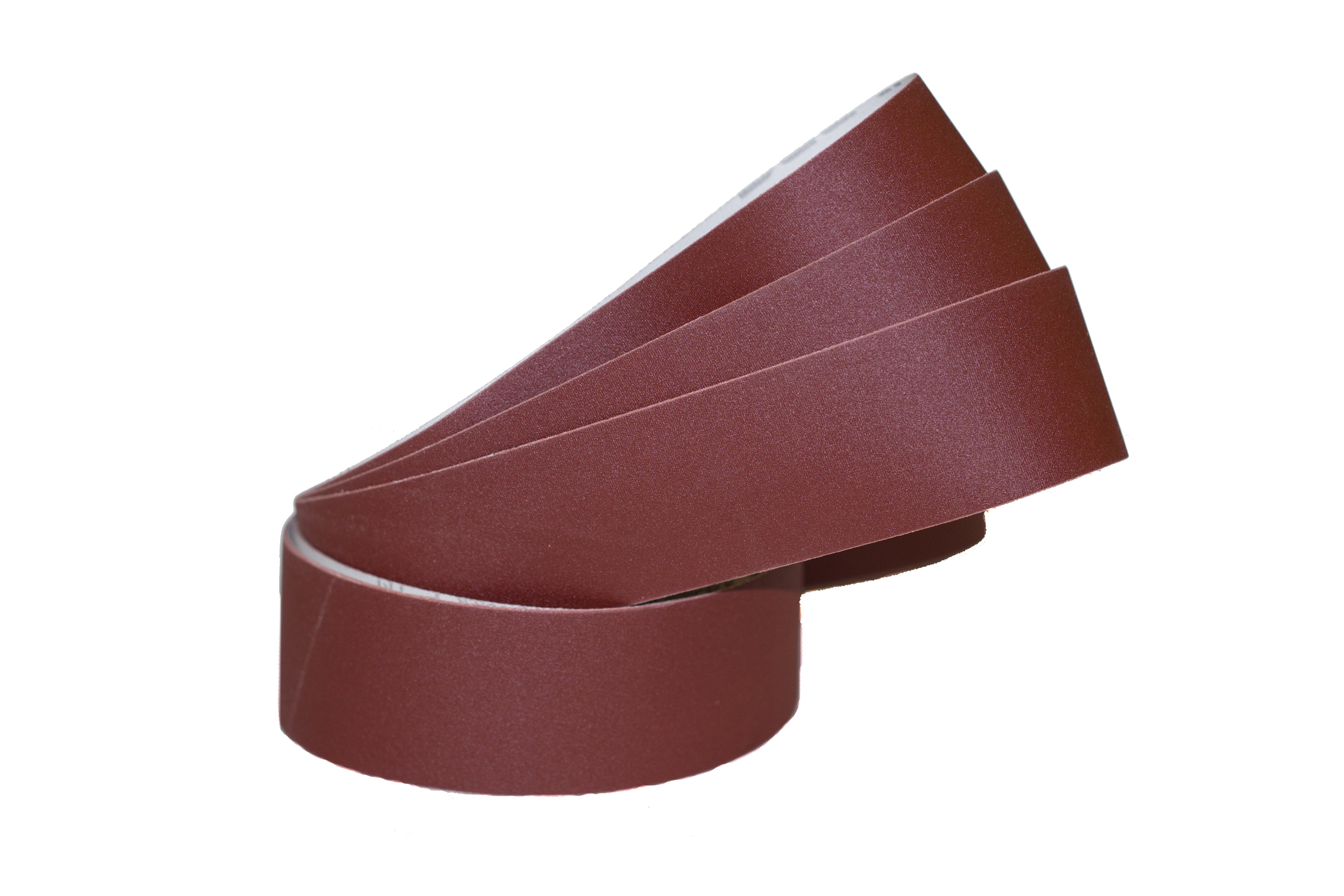 2" x 72" Aluminum Oxide Red "J" Flex Belts