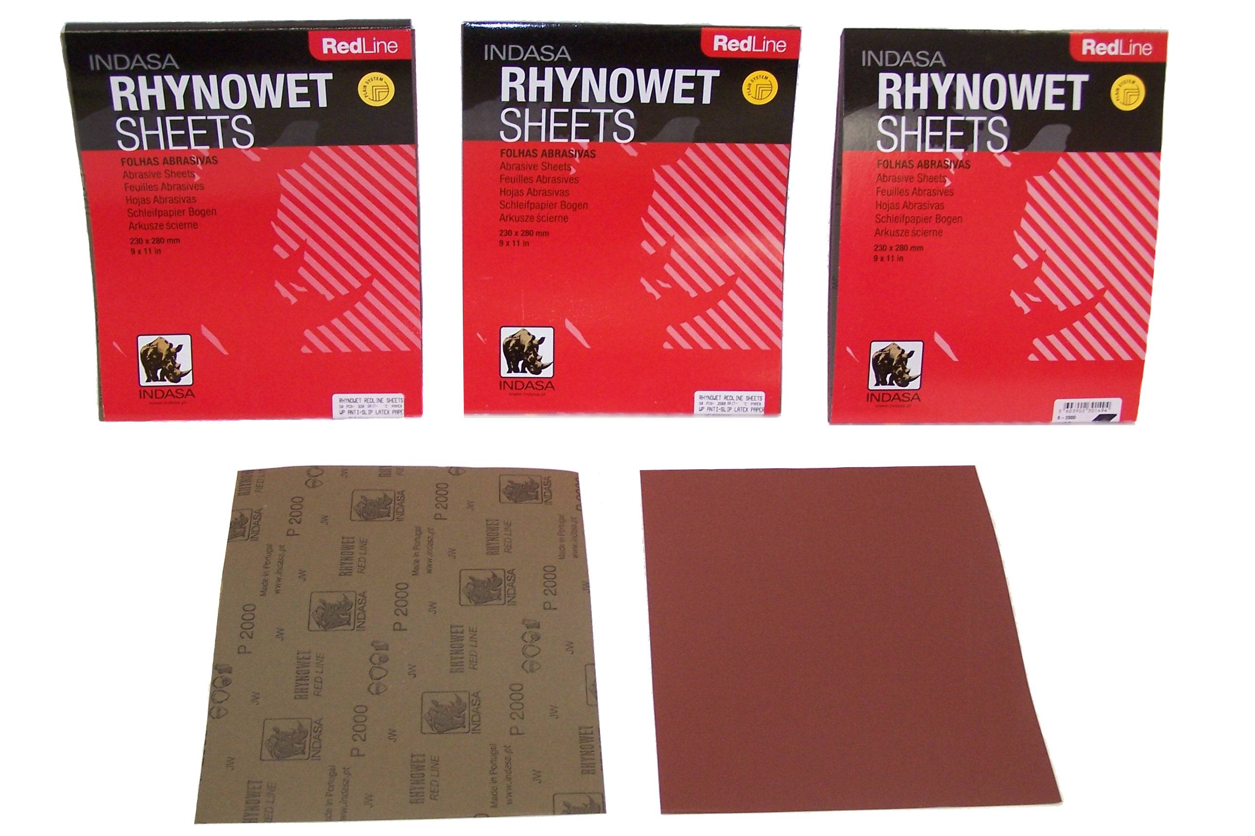 Indasa Redline 9x11 Sanding Sheets