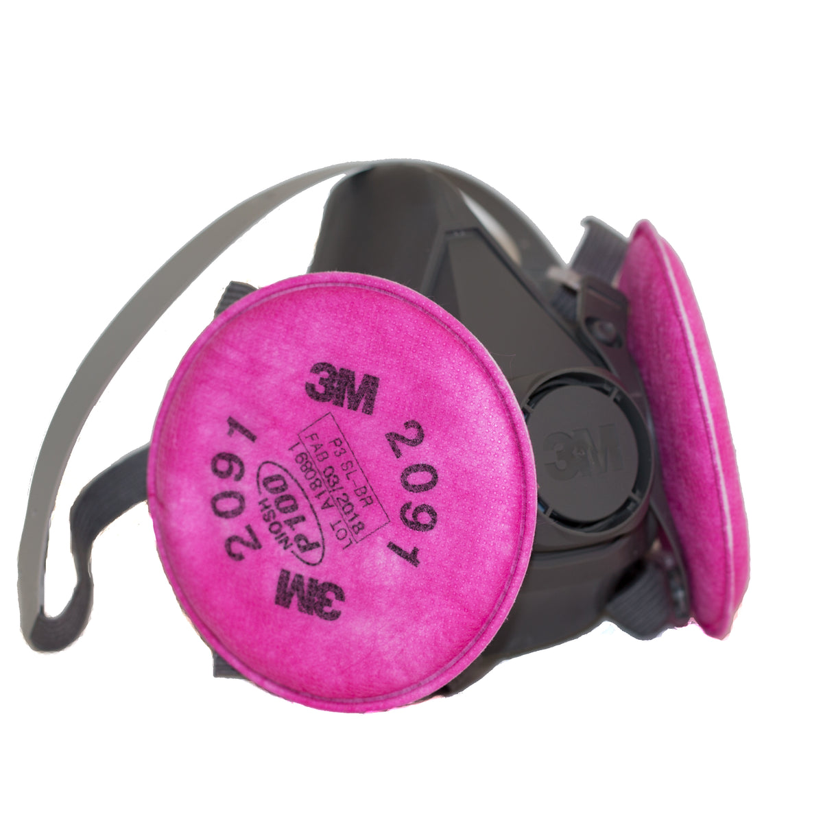 3M 6000 Series Half Facepiece Respirator w/filters